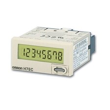 OMRON H7EC-NV OMI Součtový čítač, DIN48x24mm, nezávislé napájení, LCD, 8-číslic, 30pulsů/s