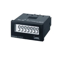 OMRON H7ET-NFV OMI Time counter 1/32DIN (48 x 24 mm), self-powered, LCD, 7-digi, 999999.9h