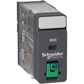 SCHNEIDER RXG11RD Relé Zelio RXG, 1 V/Z, 10 A, 6 V DC, testovací tlačítko