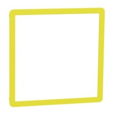 SCHNEIDER NU230001 UNICA Studio Outline Dekorativní rámeček, Yellow