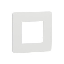 SCHNEIDER NU280218 UNICA Studio Color Krycí rámeček jednonásobný, bílá/bílá