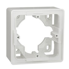 SCHNEIDER NU800218 UNICA Studio Krabice na omítku jednonásobná, bílá