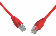 SOLARIX 28460109 C5E-315RD-1MB Patch kabel CAT5E SFTP PVC 1m červený snag-proof