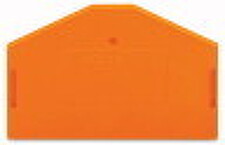 WAGO 281-313 Koncová a středová přepážka 2,5mm oranžová