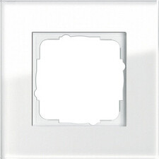 GIRA 021112 Krycí rámeček 1x Esprit Sklo bílé