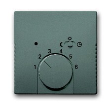 ABB 2CKA001710A3848, SOLO Kryt termostatu prost., otočný; metalická šedá; 1795-803