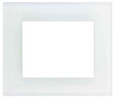 DECENTE DSD 00-00000-1150 / Rámeček jednonásobný SKLO Rám: Mléčně bílá