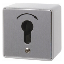 BERKER 4448 Krabice, pro klíčové tlačítko, polocylindrický zámek, NO Kontakt, na omítku, 1