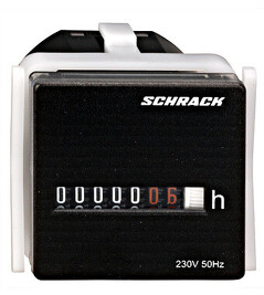SCHRACK BZ326413-A Počítadlo provozních hodin, 230VAC 50 Hz, IP20