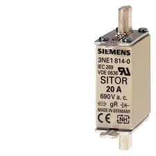 SIEMENS 3NE1803-0 SITOR fuse link, with blade contacts, NH000, In: 35 A, gS, Un AC: 690 V,