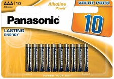 PANASONIC Bronze LR03/10 - mikrotužková alkalická baterie AAA/10 *PB008