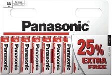 PANASONIC RED ZINC R6/10 - tužková baterie AA/10 *PZB004
