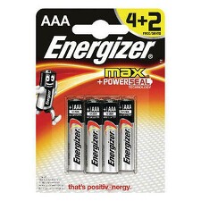 ENERGIZER MAX LR03/6 - mikrotužková baterie AAA/4+2 *EU006