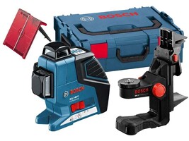 BOSCH 0601063309 Křížový laser GLL 3-80P + BM1 + L-Boxx