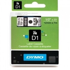 DYMO 45010 ( S0720500 ) Páska samolepící 12mm/7m černá/transp.*8591120017952