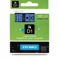 DYMO 45016 ( S0720560 ) Páska samolepící 12mm/7m černá/modrá *8591120018010