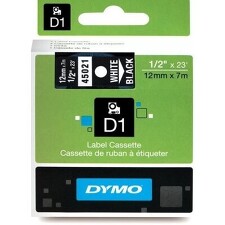 DYMO 45021 ( S0720610 ) Páska samolepící 12mm/7m černá/bílá *8591120018065