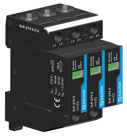 SALTEK A01761 SLP-275 V/3 S svodič přepětí, pro 3-fázový systém TN-C