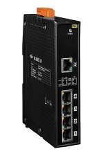 ICPDAS NS-205PSE-24V CR Unmanaged 5-Port 10/100 Mbps PoE(PSE) Ethernet Switch;24VDC Input