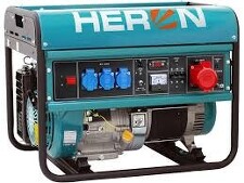 HERON 8896120 EGM 68 AVR-3E Elektrocentrála třífázová, benzínová, 15HP/6,8kW 