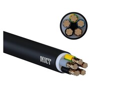 NYY-J 4x4 Silový kabel 0,6/1 kV, testovaný dle VDE *0932046