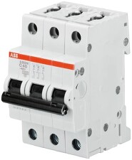 ABB ELSYNN Jistič S203M-C20 3-pól. 20A,char.C, 10kA *2CDS273001R0204