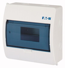 EATON 280346 BC-O-1/8-ECO Rozvodnice NA omítku, průhledné plast. dveře, 8 mod.