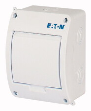 EATON 281649 BC-O-1/5-TW-ECO Rozvodnice NA omítku, bílé plast. dveře, 5 mod.