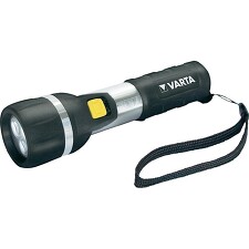 VARTA 16610 LED Day Light 2AA, Kapesní svítilna, 3x5mm LED, černá/stříbrná *563240
