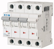 EATON 165263 PL7-C0,5/3N Jistič - 10kA