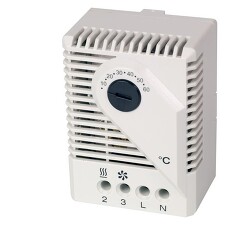 SIEMENS 8MR2170-1A  Image similar mech. thermostat NC contact 10 to 60 °C