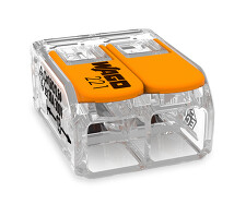 WAGO 221-612 Krabicová svorka flexibilní páčková 2x6mm2 - COMPACT