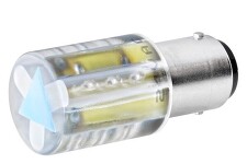 SIEMENS 8WD4428-6XC LED, Base BA 15d, green, 24 V AC/DC