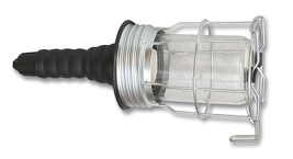 ECOLITE TL2024-60 Přenosná montážní lampa, E27/60W, IP44 černá+stříbrná