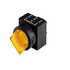 SIEMENS 3SB3001-2LA31 22MM PLASTIC ROUND ACTUATOR: SELECTOR SWITCH MOMENTARY CONTACT TYPE 