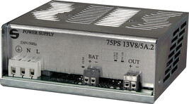 75PS13V8/5A.2 Spínaný zdroj 13.8VDC/5A, montáž na DIN
