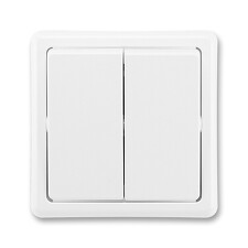 ABB 3553-05289 B1W BLISTR Přepínač kompletní ř.5, 10AX, 250 Vstř.