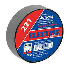 ANTICOR - ELECTRIC 221 ( 19x7,5x0,6 ) PE jádro/černá izolační páska *10099