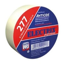 ANTICOR - ELECTRIC 277 FG ( 19x3,5x0,18 ) bílá izolační páska *10140