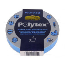 ANTICOR - 560 POLYTEX ( 19x1,5 ) bílá oboustranná pěnová páska *4560019105906