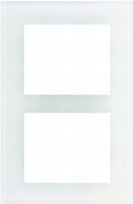 DECENTE DSD 00-00000-2150 / Rámeček 2x skleněný svislý mléčně bílá