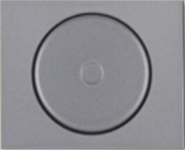 DECENTE DSD 00-27030-0000  / Kryt stmívače s otočným tlačítkovým ovladačem ř.6 hliník