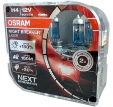 OSRAM 64193NL Autožárovka H4 NIGHT BREAKER LASER 60/55W 12V P43t *4052899991712