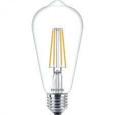 PHILIPS LED žárovka FILAMENT Classic LEDBulb D 5.5-40W ST64 E27 827 CL *8718696814253