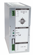 BKE JS-300-240/DIN2 Spínaný napájecí zdroj 300W 24V/12A, v provedení na DIN lištu *2300922