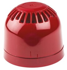 KLAKSON Elektronická siréna, červená, povrchová montáž 110/230V AC *489-5127