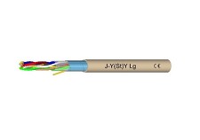 J-Y(St)Y 8x2x0,8 Instalační kabel pro sdělovací zařízení Lg šedý *0833023