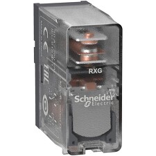 SCHNEIDER RXG15E7 Relé Zelio RXG, 1 V/Z, 10 A, 48 V AC, průhledný kryt
