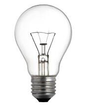 TES-LAMPS Žárovka 240V 25W E27 čirá pro průmyslové použití  *8595557035244