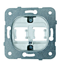 SCHRACK EV104005-- Datová zásuvka pro 2 keystone RJ45, neosazená